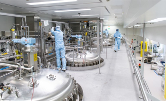 Vue sur les équipements de fabrication