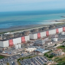 vue aerienne de la centrale