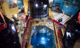 .Vue de l'intérieure du bâtiment réacteur